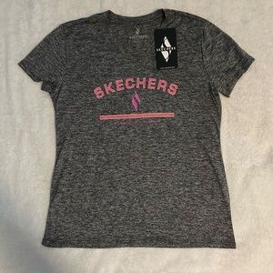 Skechers Woman Gray T-Shirt NWT - Size M